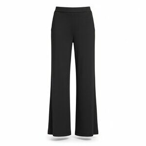 OGL Everyday Uniform Black Wide Leg Pull-On Pants L | Tall 32” Inseam | NWT